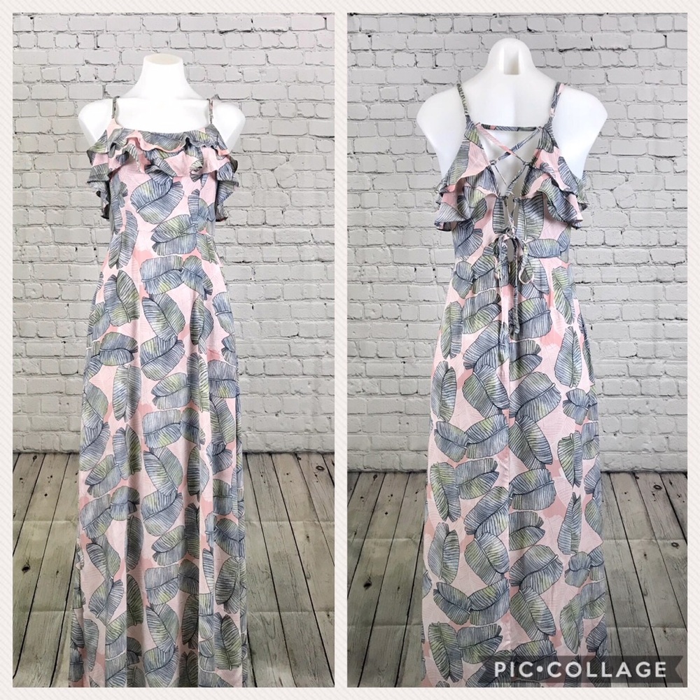 Fiona Flounce Ruffle Dress